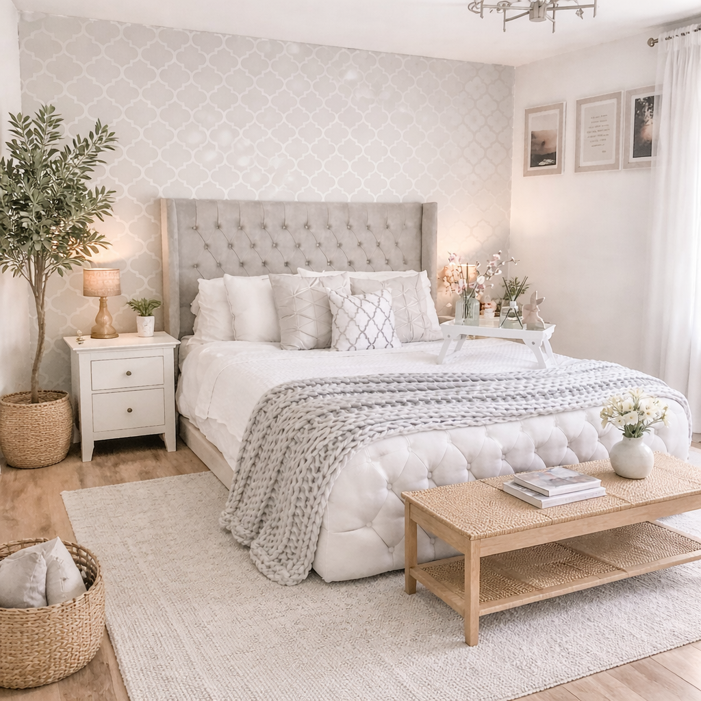 Victoria Elegance Slatted Ottoman Bed
