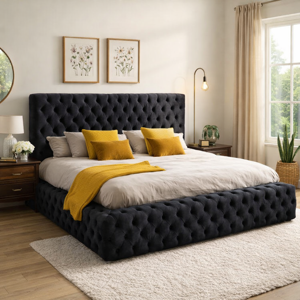 Park Lane Slatted Ottoman Bed