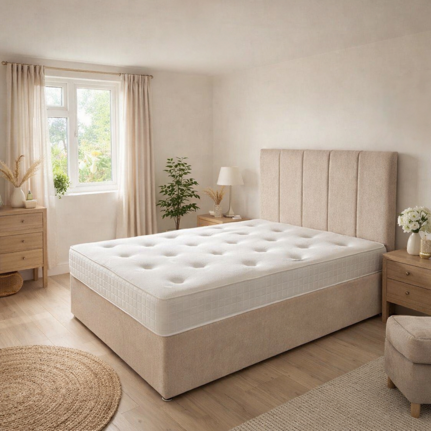 Solid Ottoman kids Bed